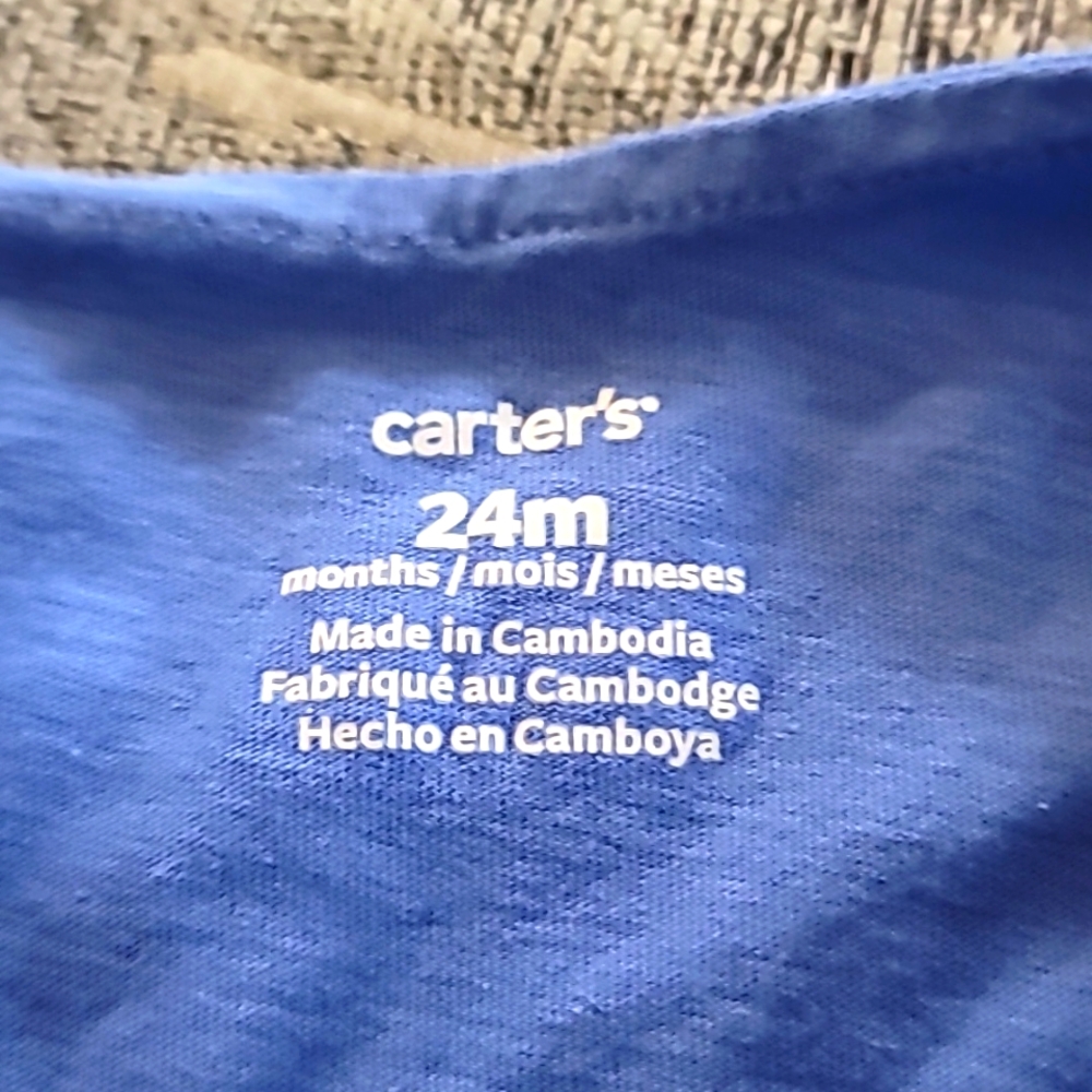 2 CARTER'S ROMPERS - Picture 3 of 4